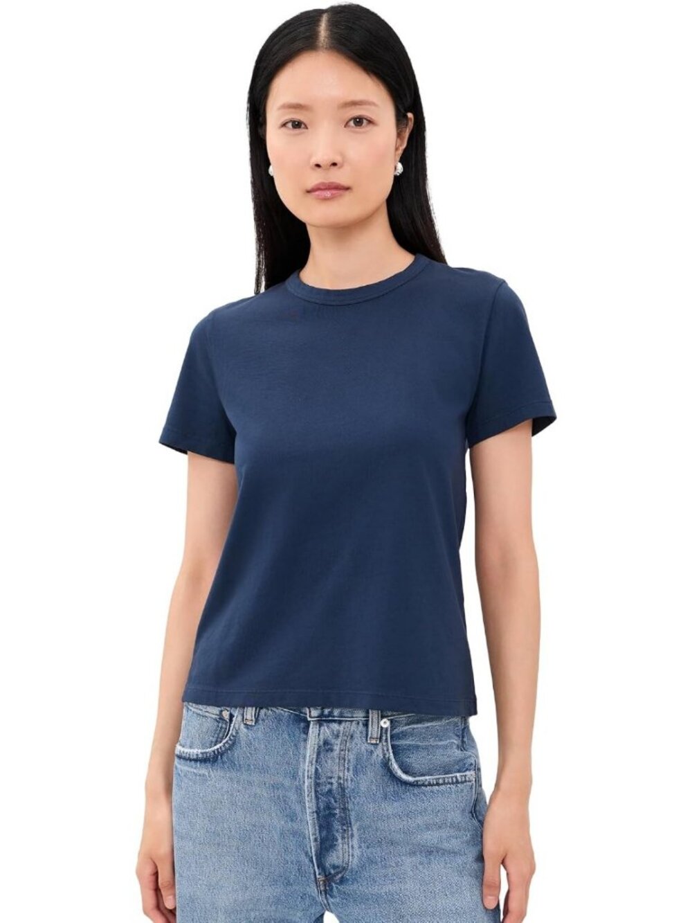 Women's Perfect Crewneck Tee in Allday Jersey - Soft, Stylish, Everyday